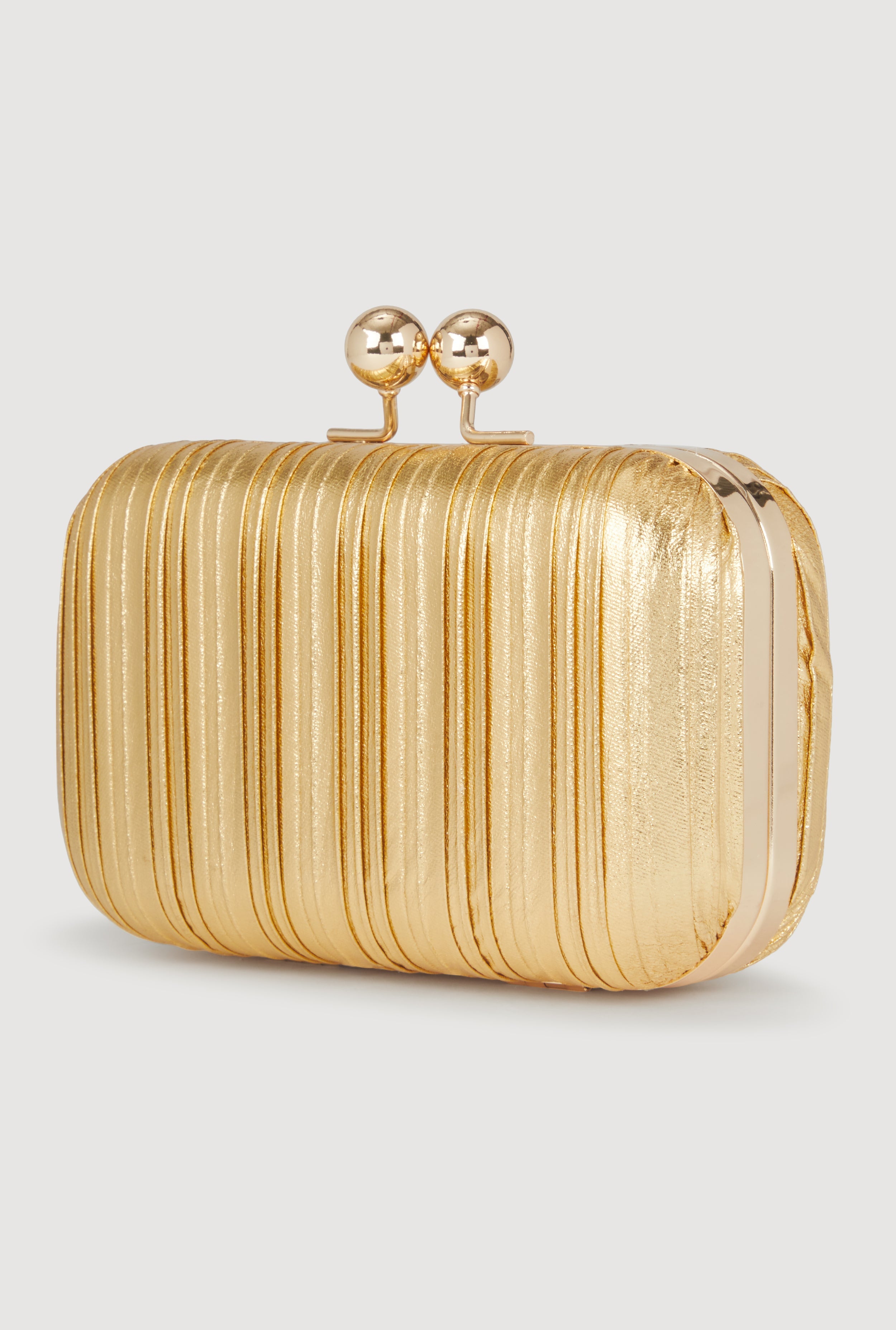 Kisslock Clutch with Removable Chain Strap